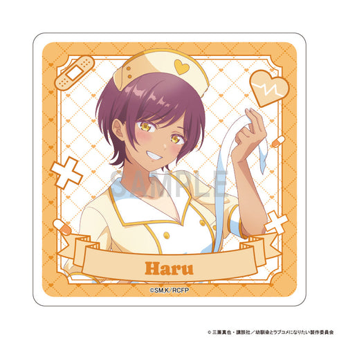 『Childhood Friends Don't Make Rom-Coms』 Acrylic Coaster Hinata Haru Nurse Ver.
