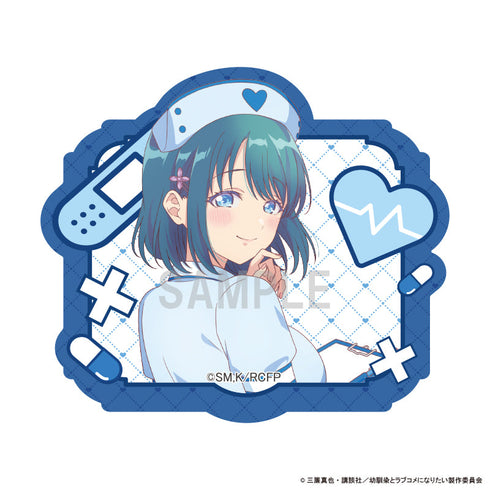 『Childhood Friends Don't Make Rom-Coms』 Die-Cut Sticker: Mizumo Shio Nurse Ver.