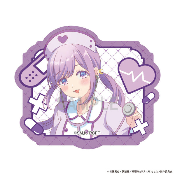 『Childhood Friends Don't Make Rom-Coms』 Die-Cut Sticker Tsukimi Runa Nurse Ver.