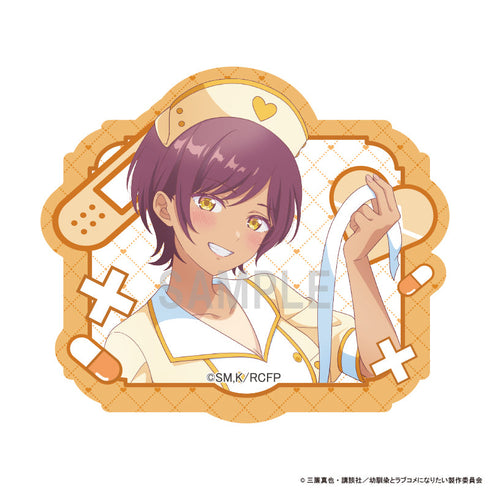 『Childhood Friends Don't Make for Rom-Coms』 Die-Cut Sticker Hinata Haru Nurse Ver.