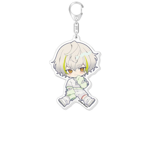 『18TRIP』 Flat Girl Acrylic Keychain - White Light Sugar Coating