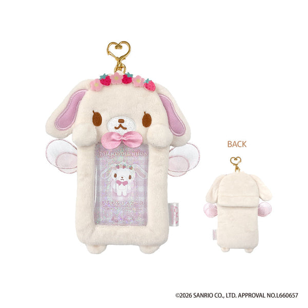 Sugar Bunnies Fluffy Pass Case - White Rabbit