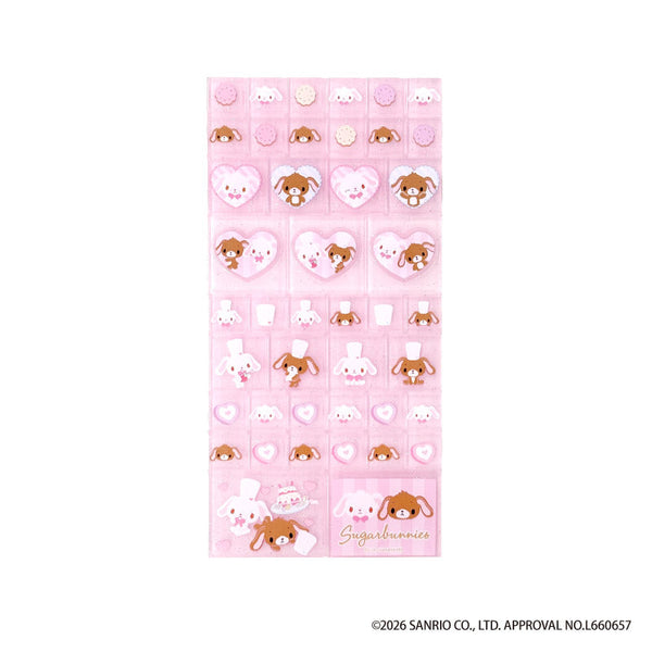 Sugar Bunnies Tile Sticker Pink