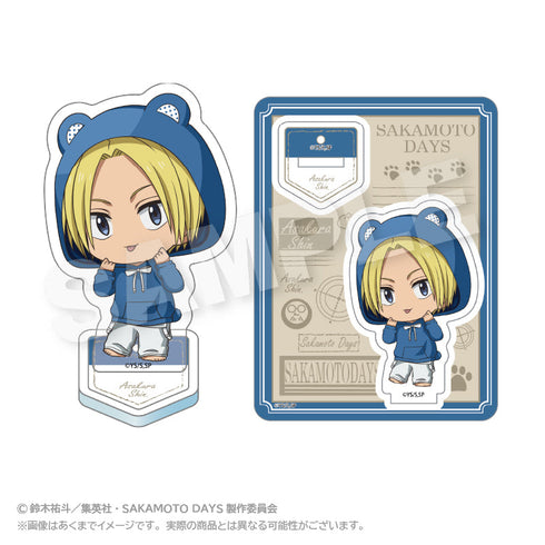 『SAKAMOTO DAYS』Mini Character Acrylic Mascot Animal Hoodie Ver. Shin Asakura