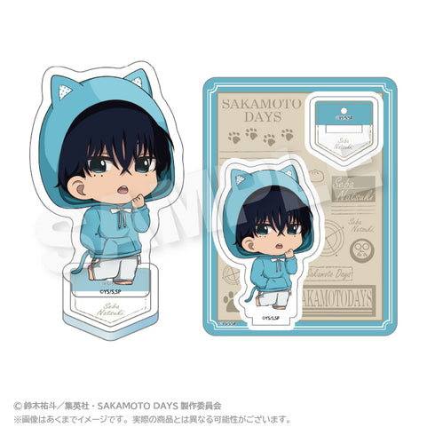 『SAKAMOTO DAYS』Mini Character Acrylic Mascot Animal Hoodie Ver. Natsuo Seiha