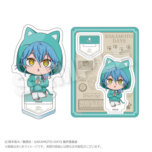『SAKAMOTO DAYS』Mini Character Acrylic Mascot Animal Hoodie Ver. Aki Akao