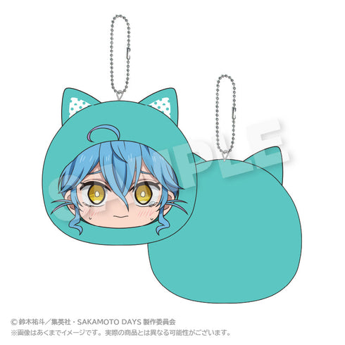 『SAKAMOTO DAYS』 Cushion Keychain Animal Parka Ver. Aki Akao