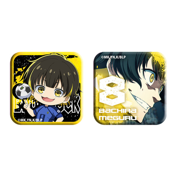 『ブルーロック』蜂楽 廻 スクエア缶バッジセット