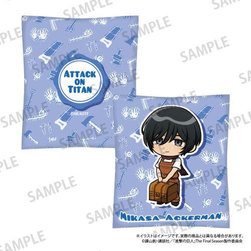 『進撃の巨人』クッション ミカサ・アッカーマン(ミニキャラ)(DIY)