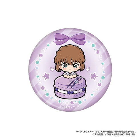 『名探偵コナン』丸型缶バッジ 灰原哀SD マカロンコレクションvol.1