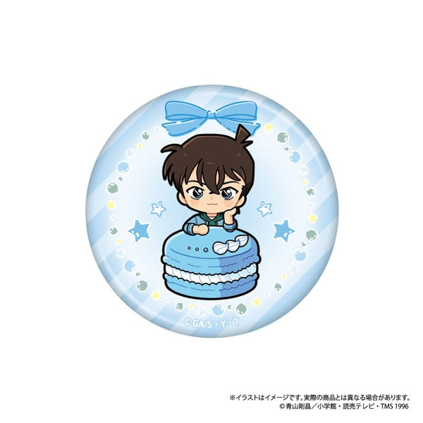 『名探偵コナン』丸型缶バッジ 工藤新一SD マカロンコレクションvol.1