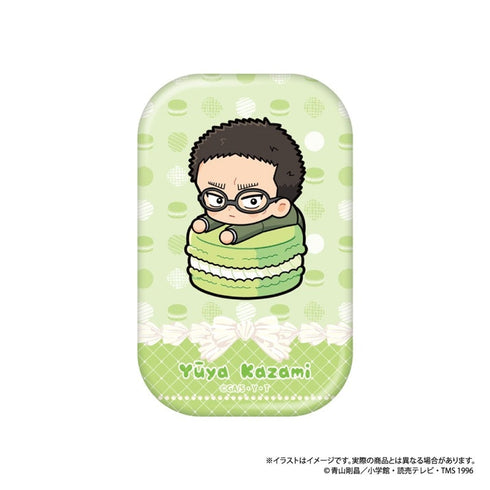 Detective Conan Rectangular Pin Badge: Yuya Kazami SD Macaron Collection Vol.1