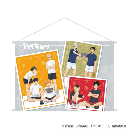 『ハイキュー!!』描き下ろしB2横タペストリー 振り返りタイムVer.