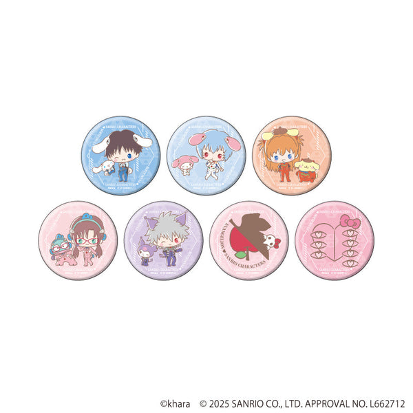 Evangelion × Sanrio Characters Pin Badge 01/Complete Set (All 7 Types) (Collaboration Illustration)