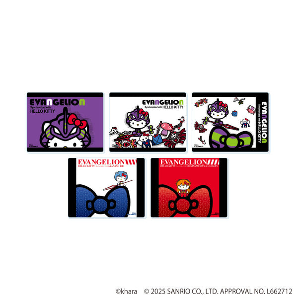 Evangelion × Sanrio Characters Acrylic Card 02/Complete Set (All 5 Types) (Collaboration Illustration)