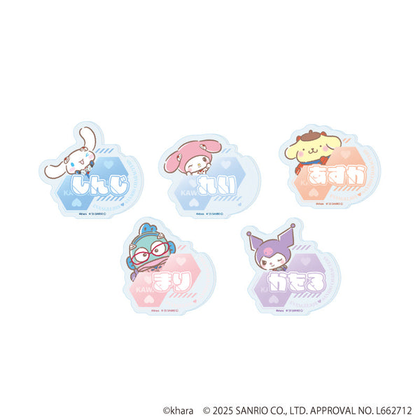 Evangelion × Sanrio Characters Name Acrylic Plate Badge 01/Complete Set (All 5 Types) (Collaboration Illustration)