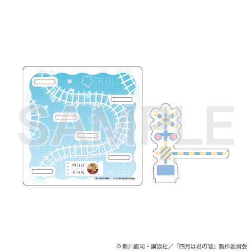 Your Lie in April Mini Acrylic Diorama Stand 01/Logo Design