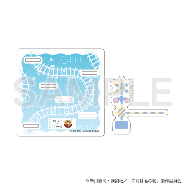 Your Lie in April Mini Acrylic Diorama Stand 01/Logo Design