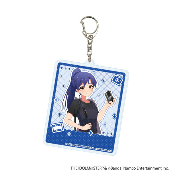 The Idolmaster Million Live! Large Acrylic Keyholder 02/Kisaragi Chihaya Camera Ver. (Newly Drawn Illustration)