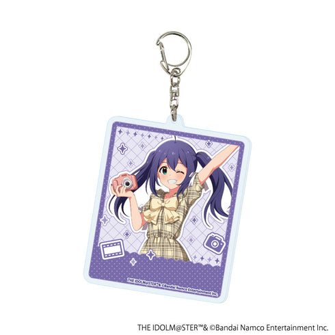 The Idolmaster Million Live! Large Acrylic Keyholder 04/Anna Mochizuki Camera Ver. (Newly Drawn Illustration)