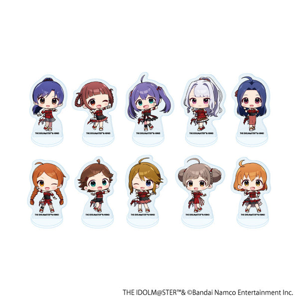 The Idolmaster Million Live! Acrylic Mini Stand 04/Idol Costume Ver. Complete Set (All 10 Types) (Mini Character Illustration)