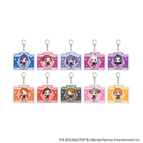 The Idolmaster Million Live! Acrylic Keyholder 07/Idol Costume Ver. Complete Set (All 10 Types) (Mini Character Illustration)
