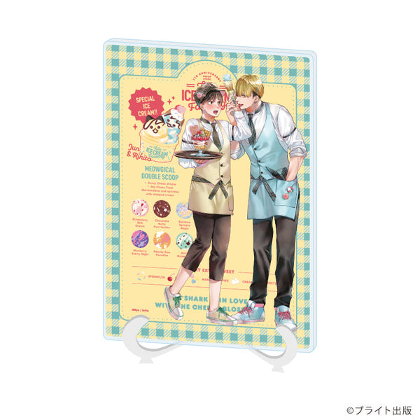 『Tulle Ice Cream Factory -7th Anniversary-』アクリルアートボード(A5サイズ)05/涼先生(描き下ろしイラスト)