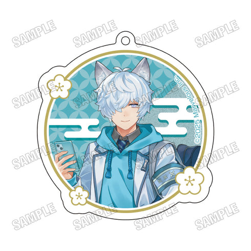 『Dragon Country: Rune Factory』 Hand-Drawn Acrylic Keyholder Set of 4: Fubuki