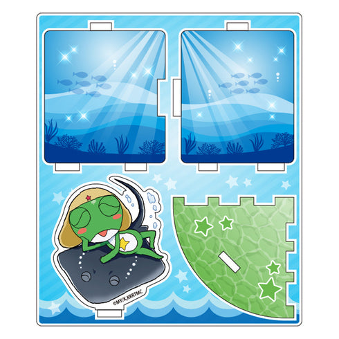 Sgt. Keroro Stack Acrylic Stand_Keroro Relaxed Ver.