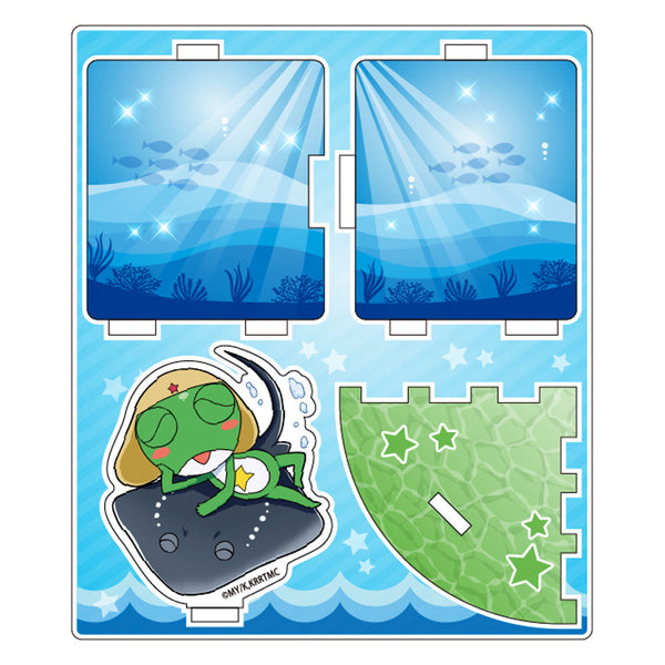 Sgt. Keroro Stack Acrylic Stand_Keroro Relaxed Ver.