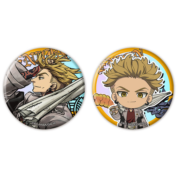 Gachi Actor Aurora Can Badge 2-Piece Set: Engine