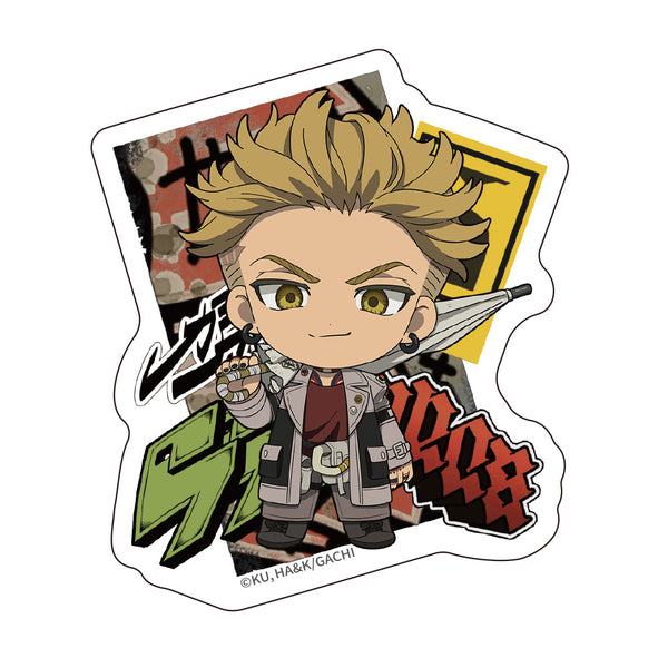 Gachi Actor Die-Cut Sticker Mini Character Engine
