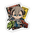 Gachi Actor Die-Cut Sticker Mini Character Zanka