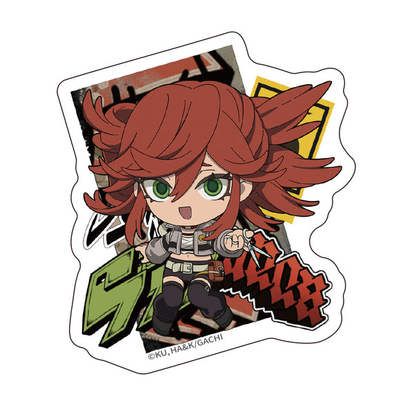 Gachi Actor Die-Cut Sticker: Mini Character Riyou