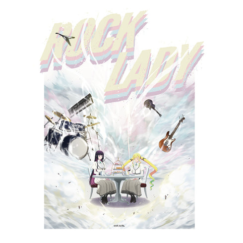 『ロックは淑女の嗜みでして』TシャツB Mサイズ