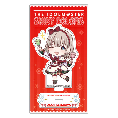 The Idolmaster Shiny Colors Mini Character Acrylic Stand_Serizawa Asahi Snow Magic Ver.