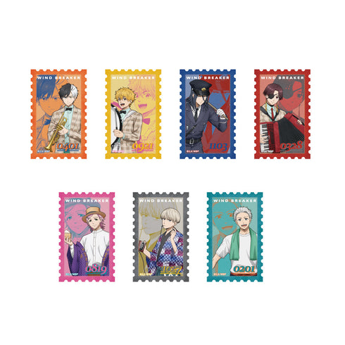 『WIND BREAKER』トレーディング切手風ステッカー_ゆうえんちver.【BOX】