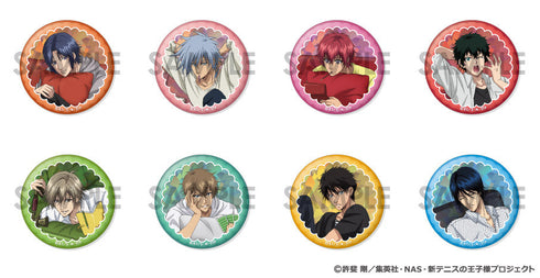 『新テニスの王子様』トレーディングホログラム缶バッジ -王子様達のリラックスタイム- BOX.B