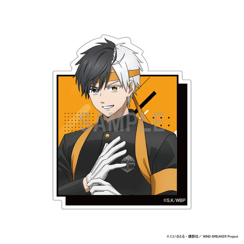 『WIND BREAKER』ダイカットステッカー 桜 遥 応援団ver