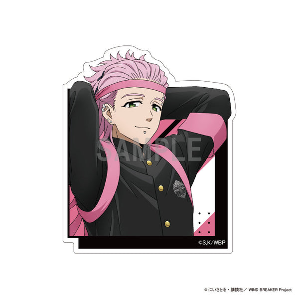 『WIND BREAKER』ダイカットステッカー 桐生 三輝 応援団ver