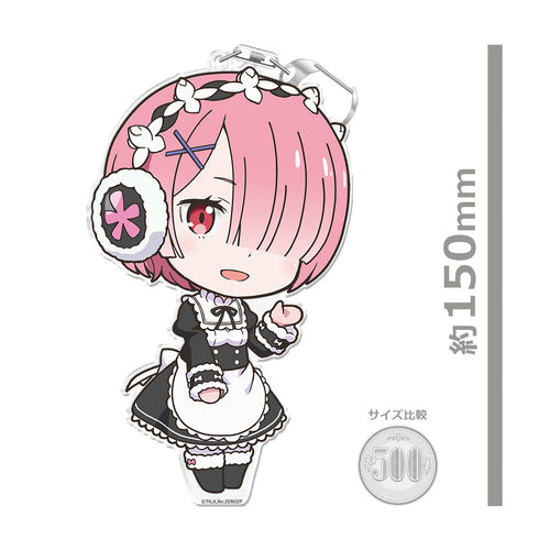 『Re:ゼロから始める異世界生活』でかぷにこれ!キーホルダー(スタンド付) ラム Memory Snow ver.【202601再販】