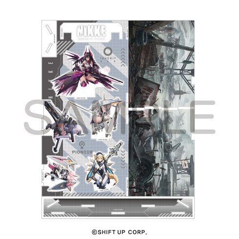 『NIKKE』ジオラマアクリル 部隊04