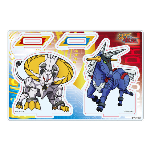 『GEAR Warrior Den'doh』MD Acrylic Stand Leo Circle & Unicorn Drill