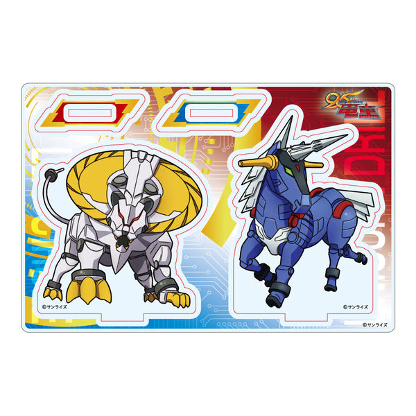 『GEAR Warrior Den'doh』MD Acrylic Stand Leo Circle & Unicorn Drill