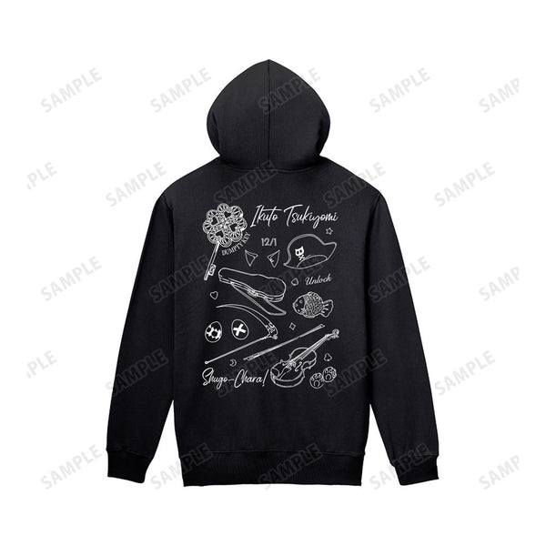 『しゅごキャラ!』月詠幾斗 Ani-Sketch バックプリントジップパーカーレディース【202601再販】