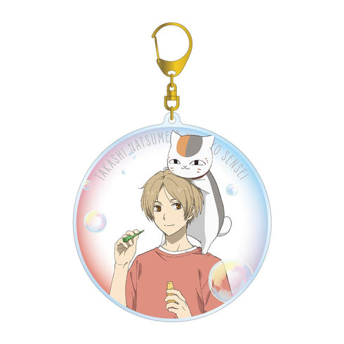 『夏目友人帳』描き下ろしイラスト 夏目貴志&ニャンコ先生 シャボン玉ver. BIGアクリルキーホルダー【202602再販】