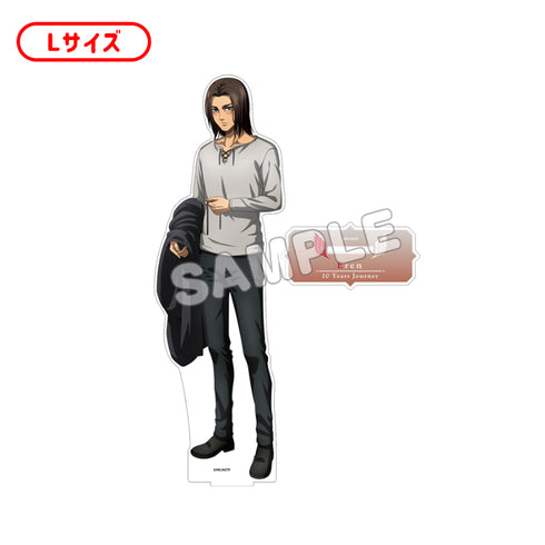 『進撃の巨人』10 Years Journey/描き下ろしアクリルフィギュアL エレン