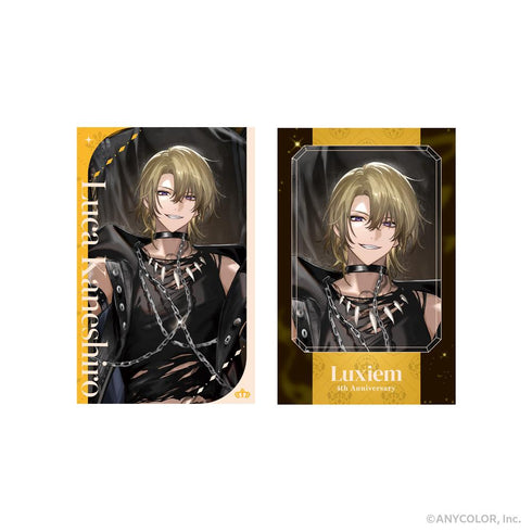『NIJISANJI EN』周年企画 Luxiem フォト風カード2枚セット ルカ・カネシロ