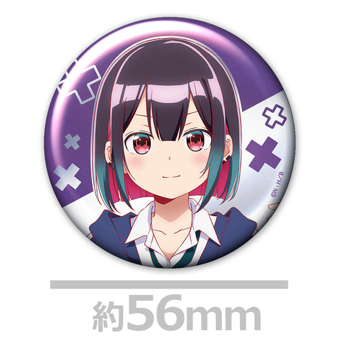 『ばっどがーる』メタリック缶バッジ4個セット 優&亜鳥&涼&るら