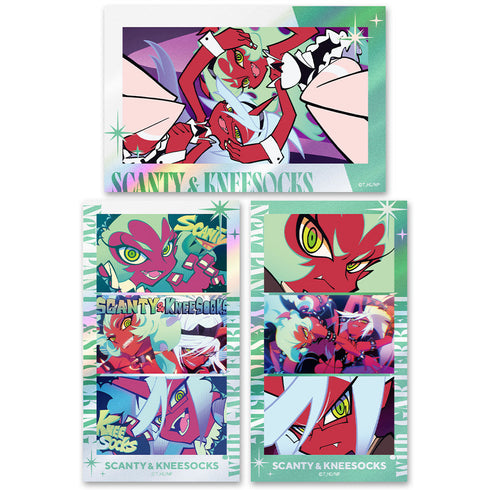 『New PANTY & STOCKING with GARTERBELT』サムネイルキラステッカーセット スキャンティ&ニーソックス